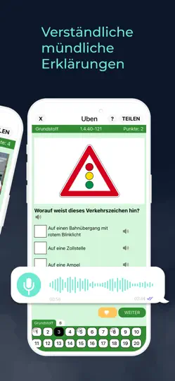 Screenshot von Verkehrsguru - Theorie-App auf dem iPhone 2