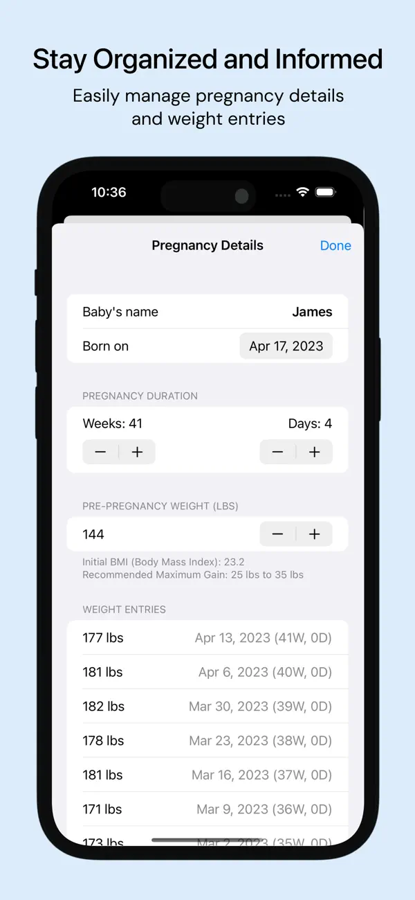 Screenshot #3 pour BumpTracker