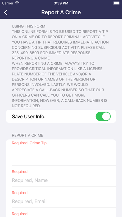 West Baton Rouge Sheriff, LA Screenshot