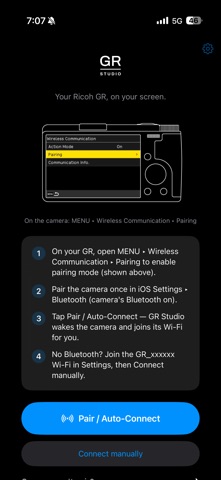 GR Studio iPhone screenshot
