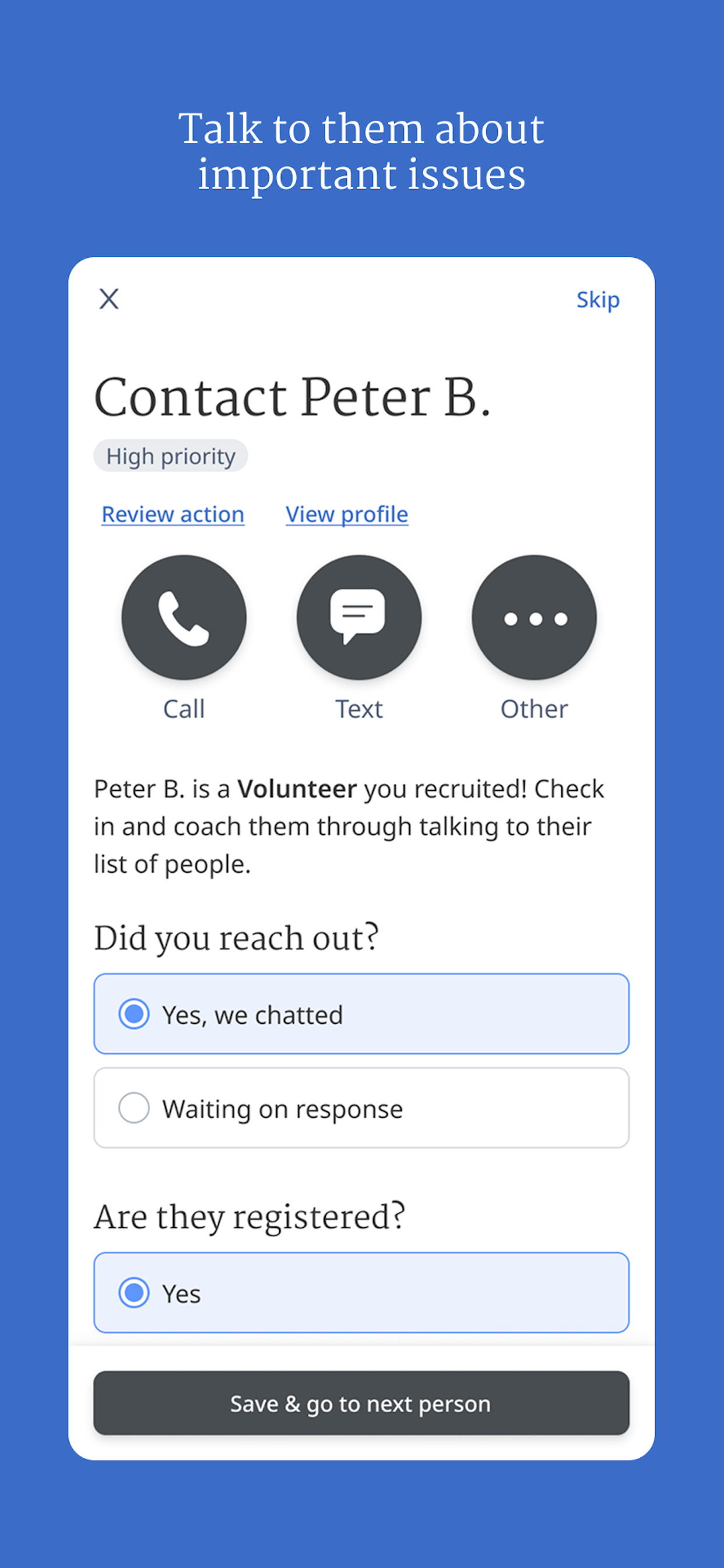 Empower: Relational Organizing screenshot 3