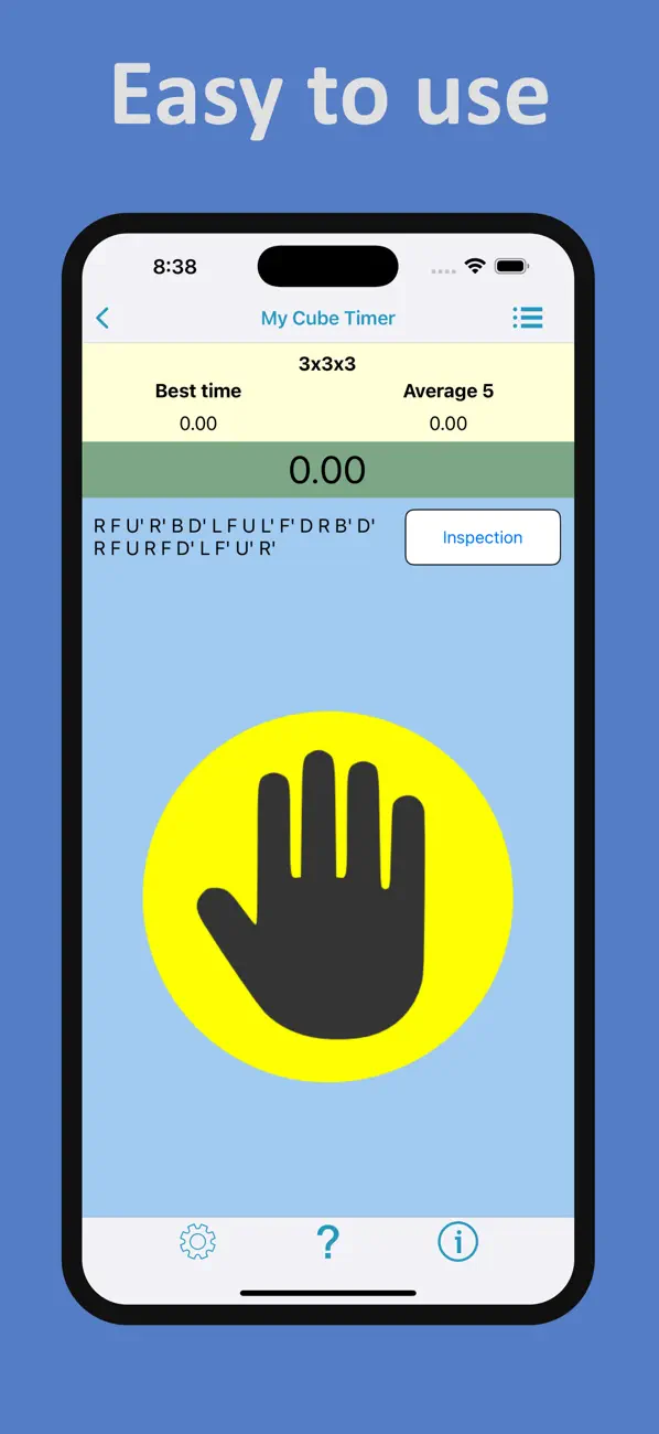#1. My Cube Timer (iOS) Ved: Siu Yuen Ho