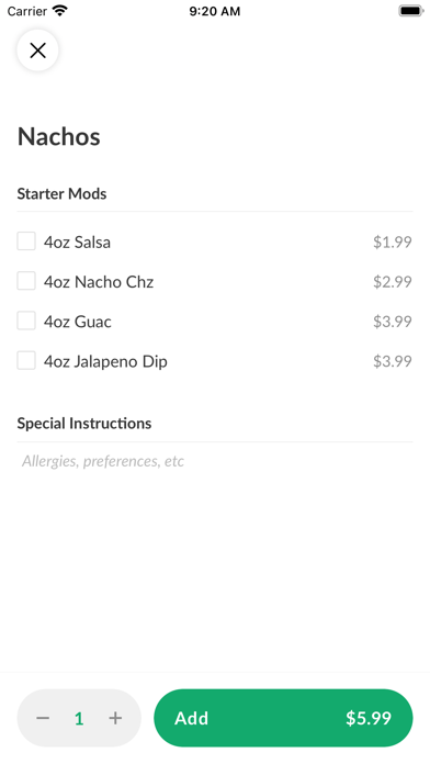 Artichoke Sandwich Bar Screenshot