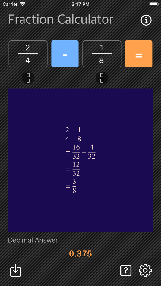 #7. Fraction Calculator - Math (iOS) 由: Heng Jia Liang