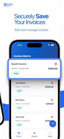 Invoice Matrix: PDF Invoices screenshot