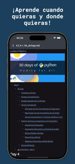 Captura de pantalla de Python Editor Coding 3 IDE App en iPhone 6