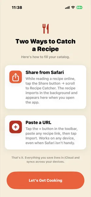 Recipe Catcher screenshot 2