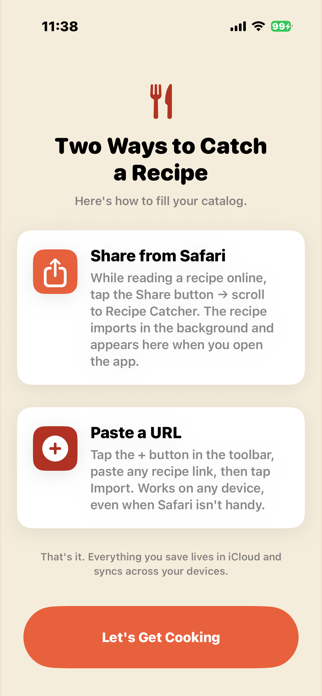 Recipe Catcher Screenshot 2 of 8