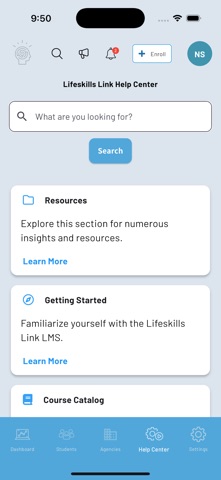 Lifeskills Link Admin Screenshot 7 of 8