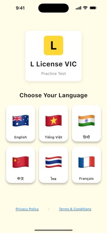 L License VIC app screenshot