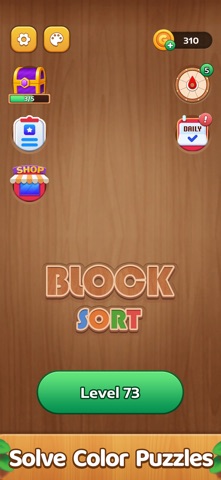 Block Sort: Color Puzzle Games iPhone screenshot