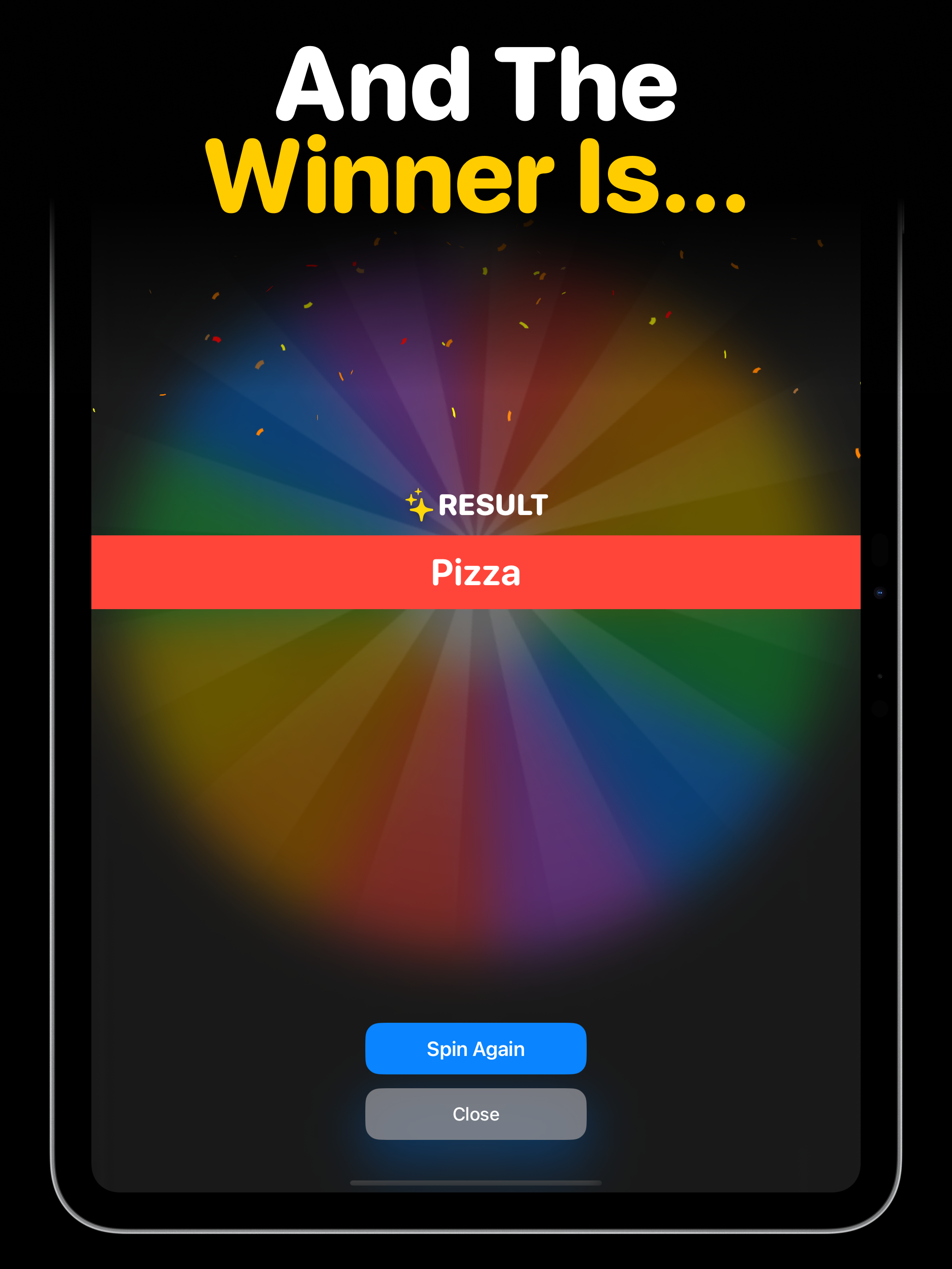 Wheel Spinner - Tiny Decision