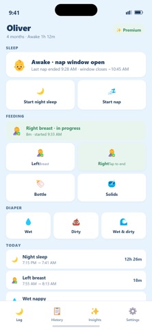 Lullwise: Baby Feed & Nap Log Screenshot 1 of 6