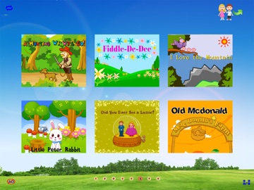Animated kids songs B iPad screenshot
