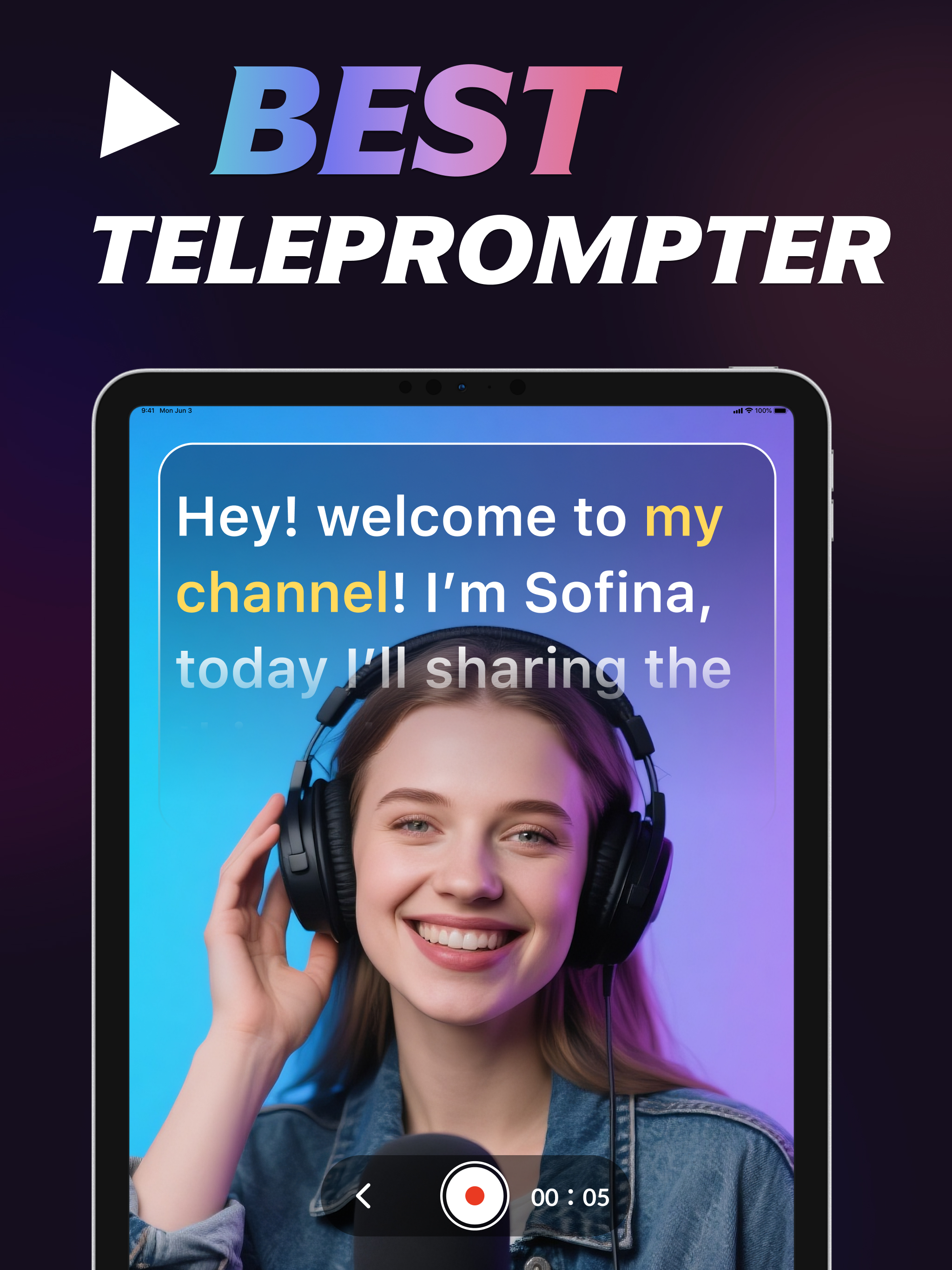 Teleprompter: Floating Script screenshot 8