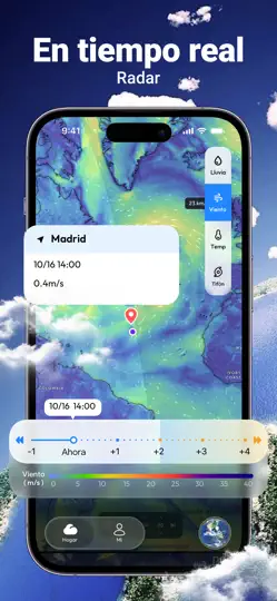 Captura de pantalla de Weatherly:Forecast&Radar en iPhone 6