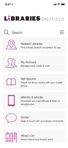 Sheffield Libraries Screenshot 1 of 6