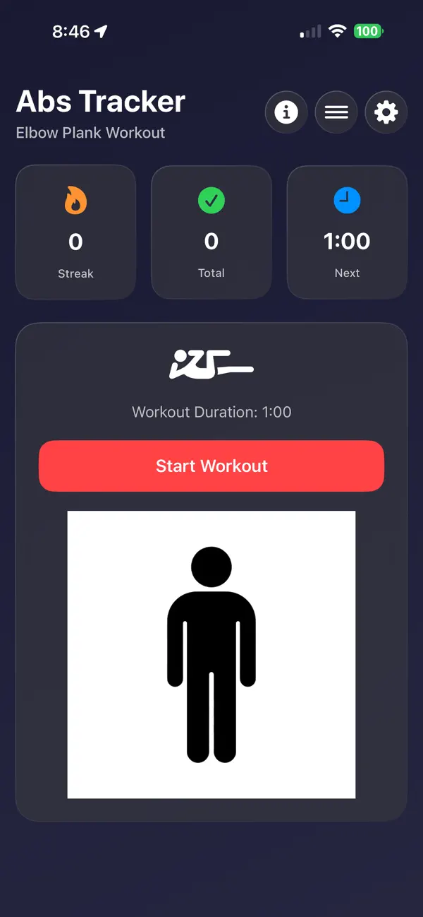 Screenshot #3 pour Abs Tracker