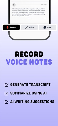 YapThread: AI Voice Notes Screenshot 5 of 6