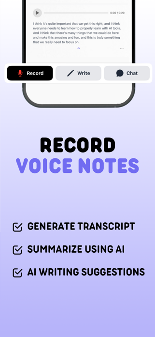 YapThread: AI Voice Notes Screenshot 5 of 6