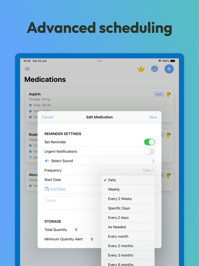 ‎Medication List Screenshot
