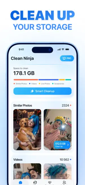 Clean Ninja: Storage Cleaner screenshot 1