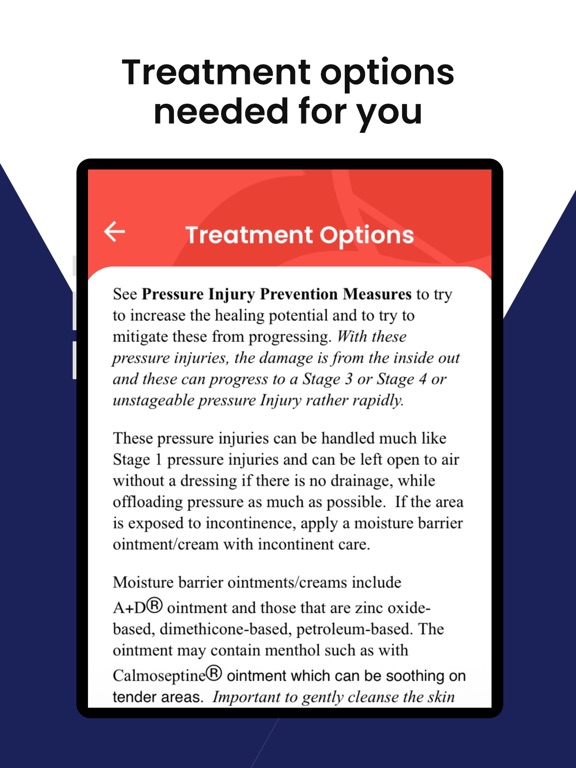 Wound Care Pro iPad screenshot 5 - Medical app