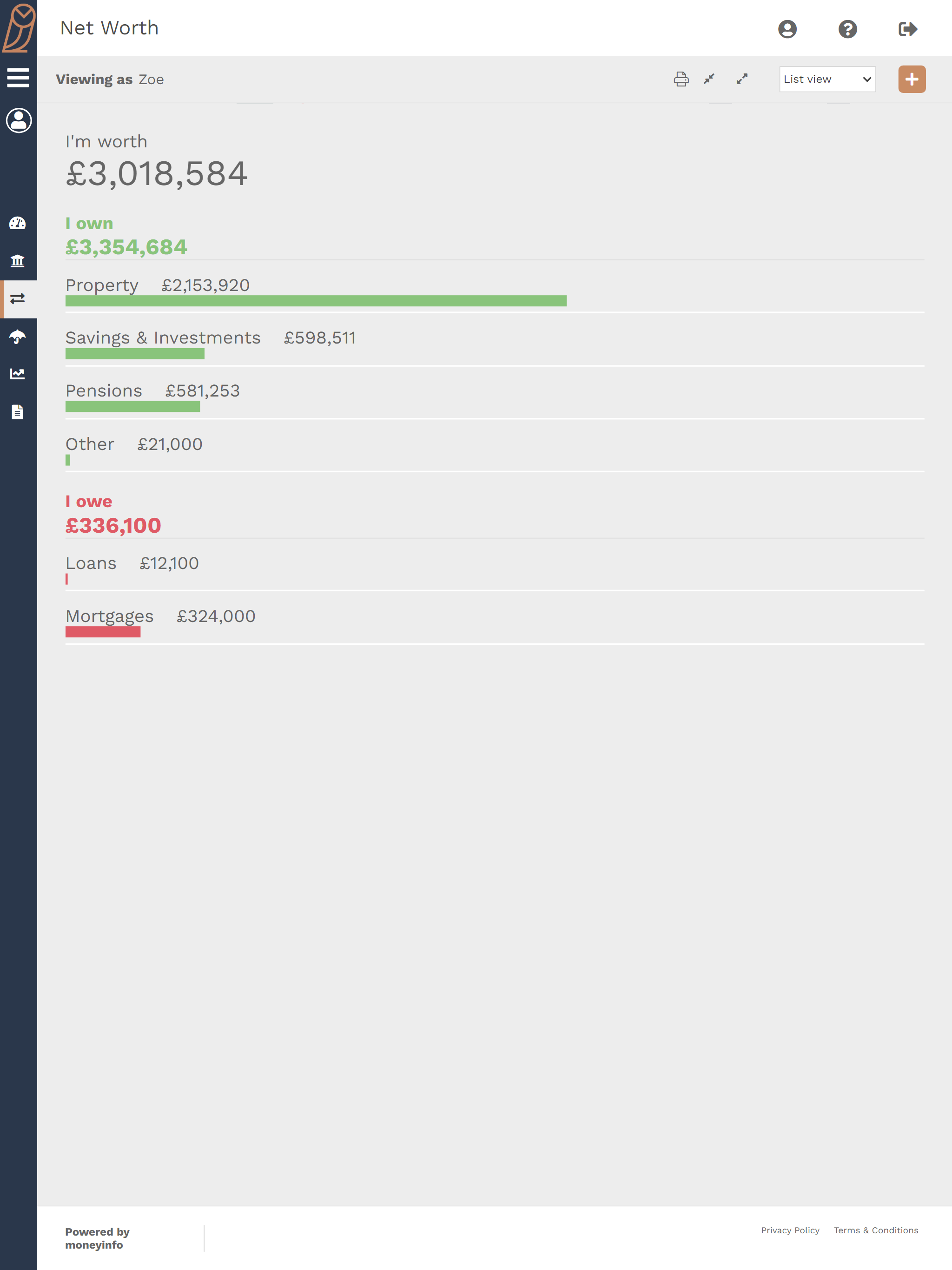 Oliver Wealth screenshot 5