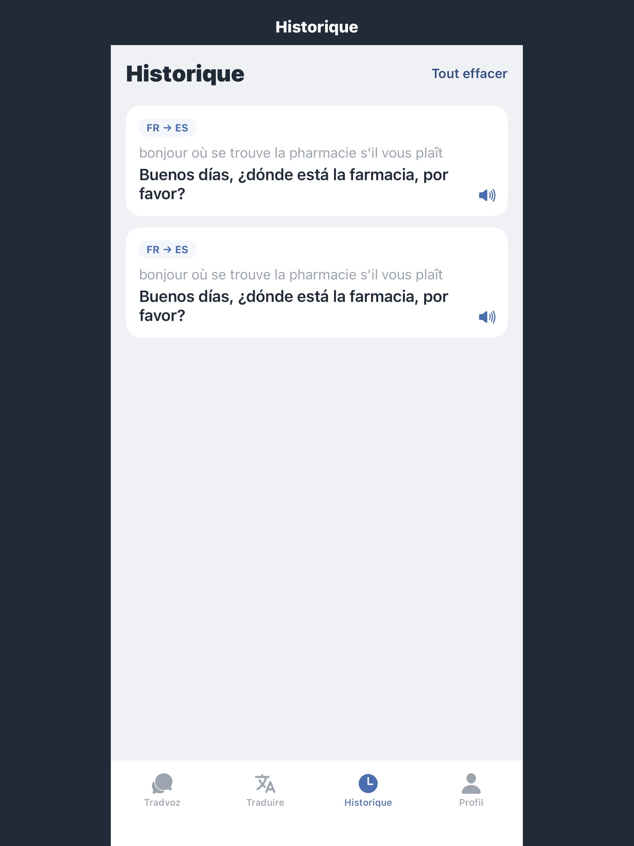 Tradvoz screenshot 4
