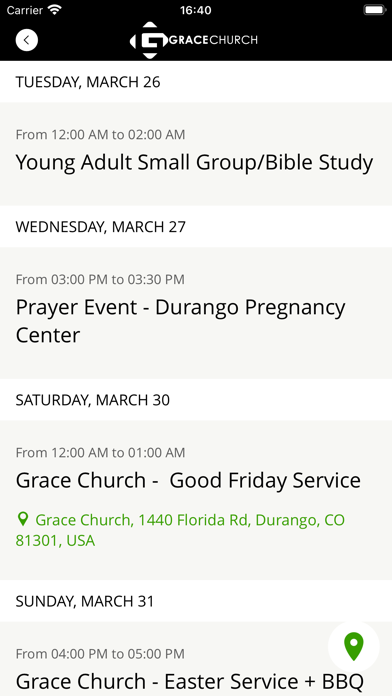 Grace Church Durango Screenshot