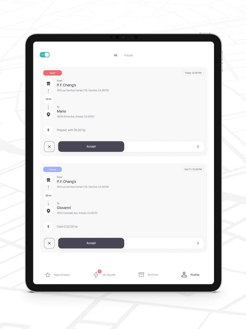 iPad screenshot
