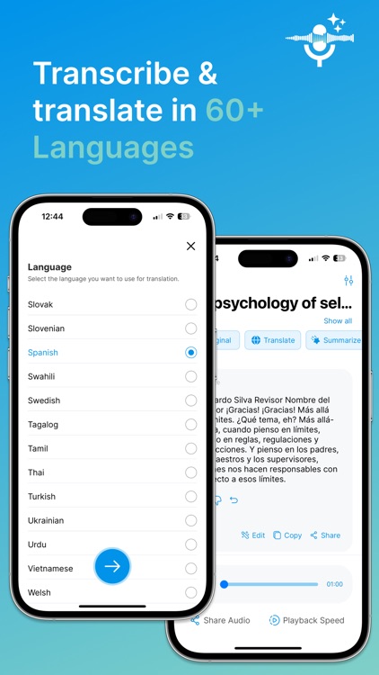 Transcribe Voice Notes WaveApp