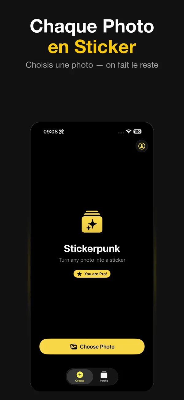 Screenshot #1 pour Stickerpunk: Telegram Stickers