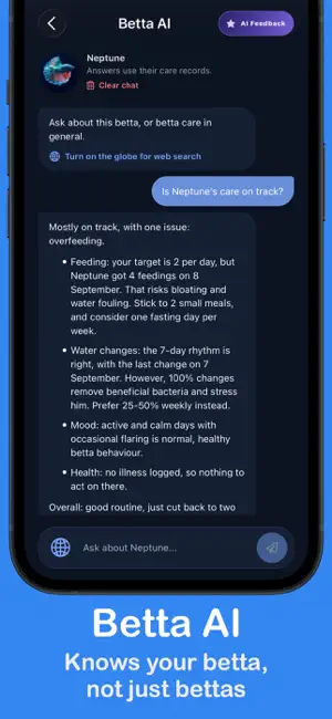Betta Care: Fish Tracker screenshot 3