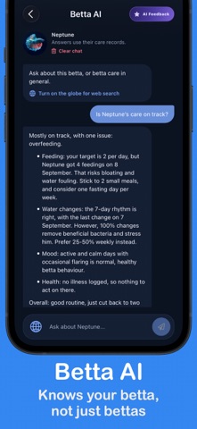 Betta Care: Fish Tracker Screenshot 3 of 8