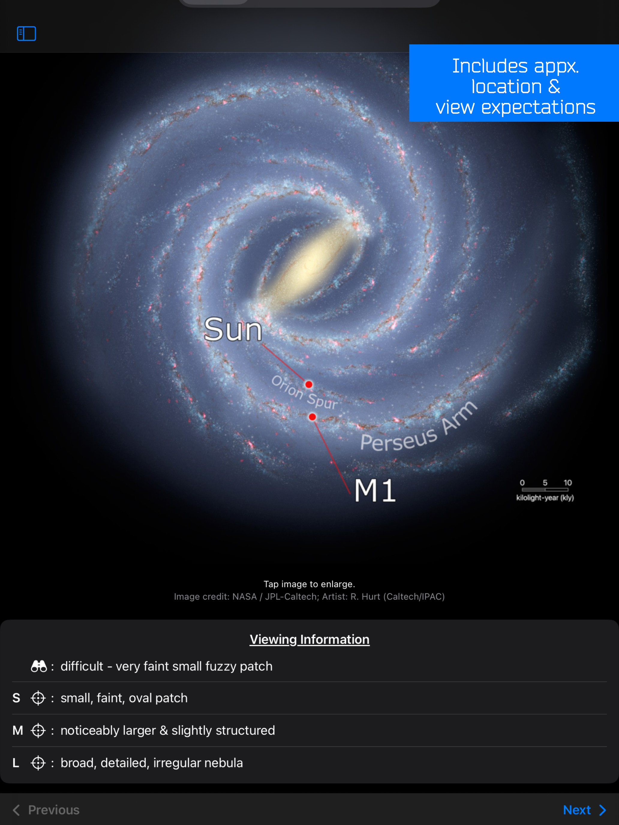 Messier Journal screenshot 13