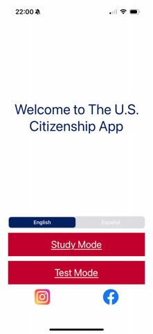 The U.S. Citizenship App screenshot