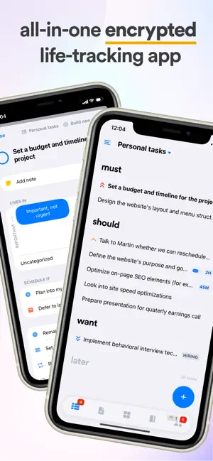 Lunatask: A Better To-Do List screenshot 1