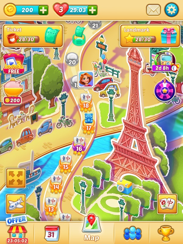 Mahjong City Tours: Tile Match screenshot 3