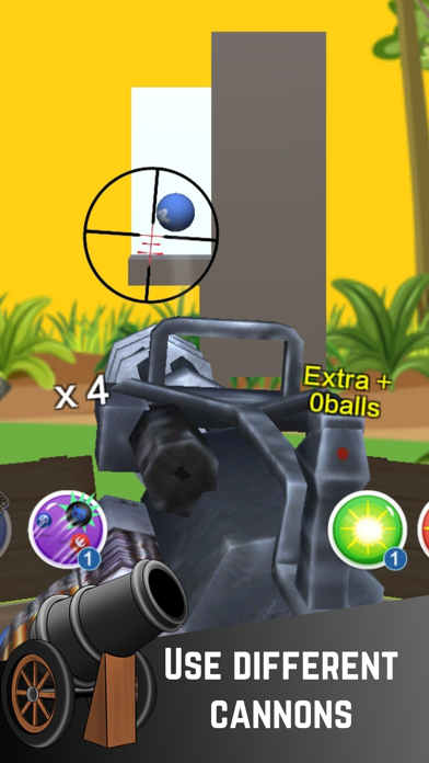 Cannon Ball Strike- Knock Cans Screenshot