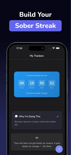 SobrMate: Days Clean Tracker screenshot 1