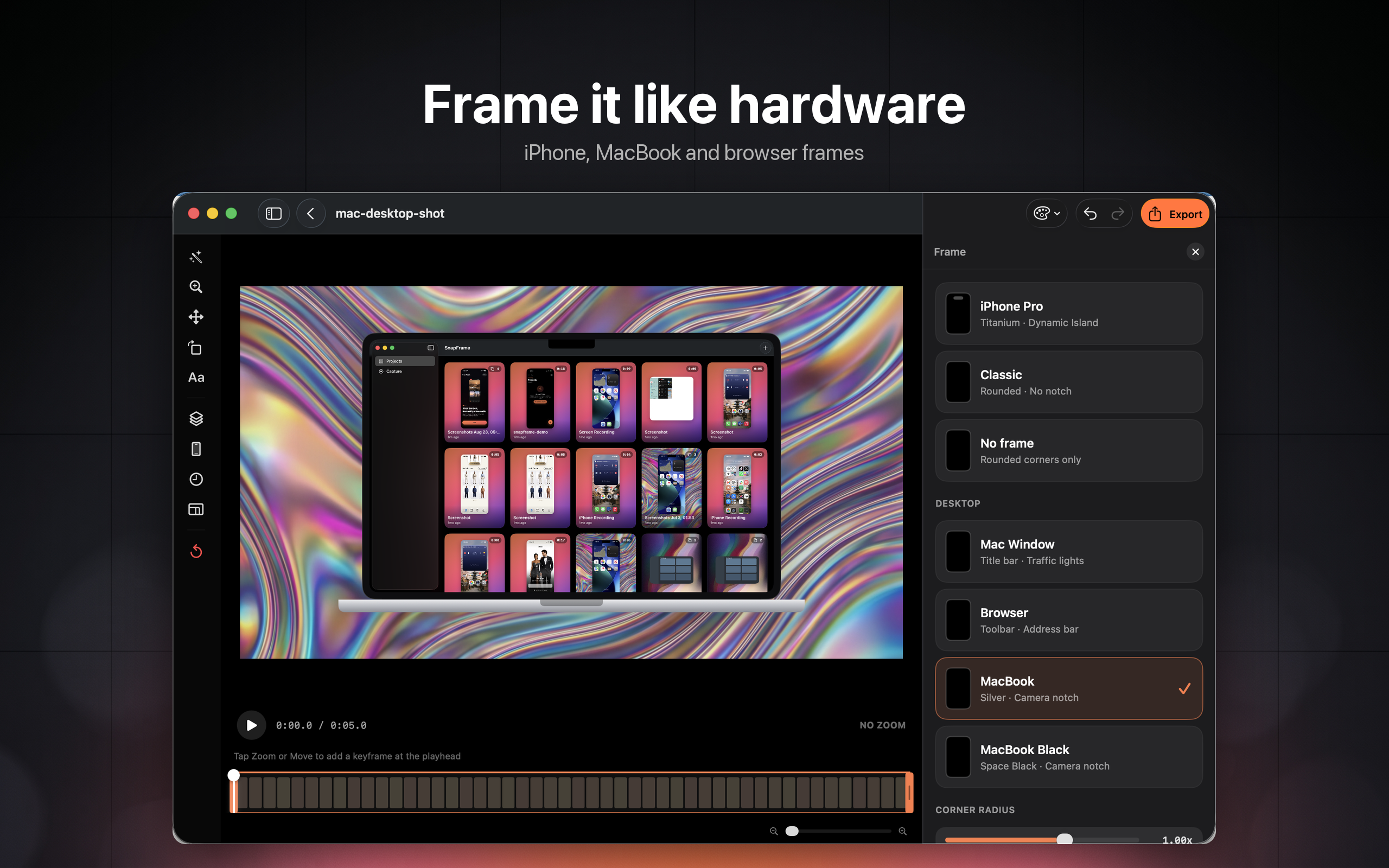 Snapframe - Screen Studio screenshot 9