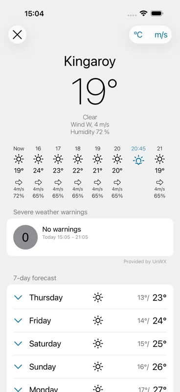 Rain Alarm screenshot 3 of 4