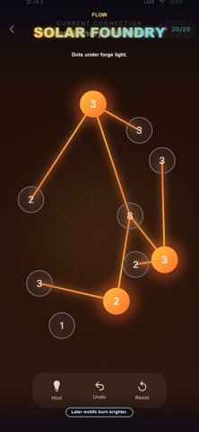Flow: Connect the Dots iPhone screenshot