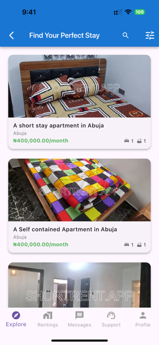 ShortRent App Screenshot 2 of 5