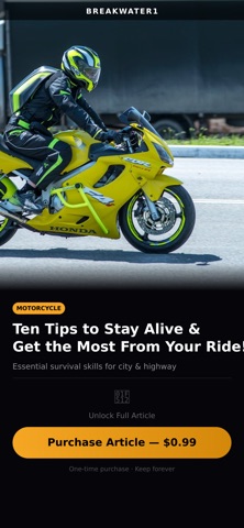 Breakwater1: Street Smart Tips screenshot