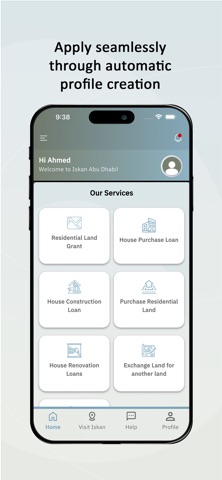 Iskan Abu Dhabi -إسكان أبوظبي iPhone screenshot 1