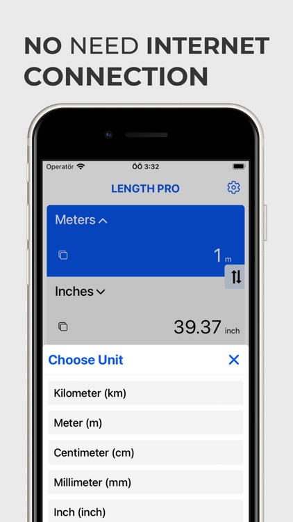 Length Converter Inch to Cm