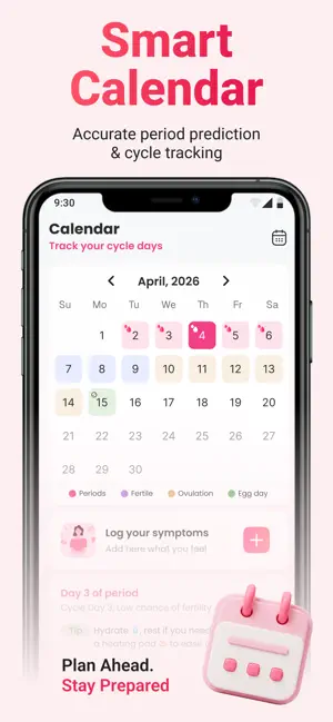 Period Log & Cycle Tracker screenshot 4