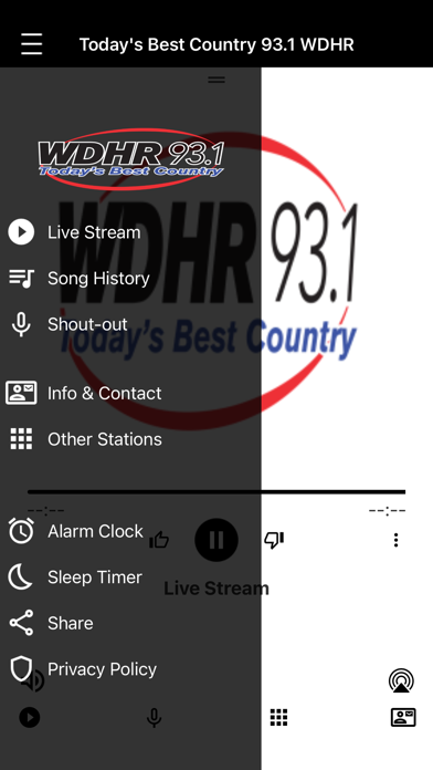 93.1 WDHR Screenshot